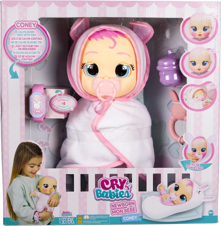 IMC Toys Cry Babies Pasgeboren Coney