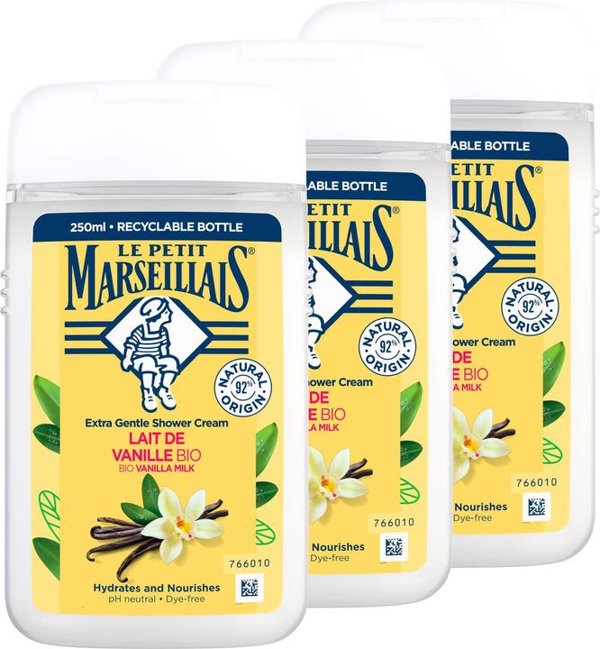 Actual product image Le Petit Marseillais Duschcreme Vanille 3 x 250 ml (250 ml)