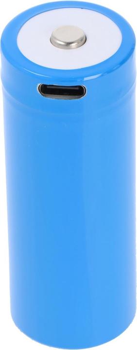 Image du produit AccuCell Rundzelle 26650, Li-ion, 3,7V, 5000mAh, 18,5Wh, mit USB-C Charging Port (1 pcs, 26650, 5000 mAh)