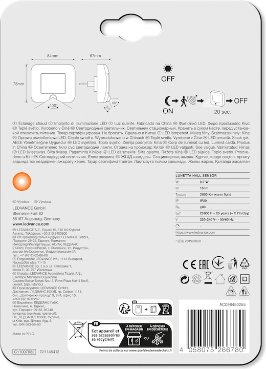 Actual product image Ledvance Lunetta Hall Sensor
