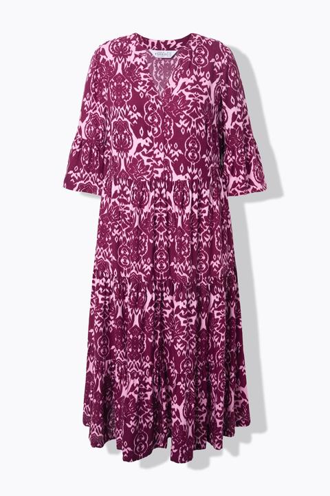 Produktbild Studio Untold Maxikleid, A-Line, Alloverprint, Volants (54)