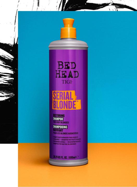 Actual product image Tigi Bra serial Blonde Shampoo 400ml Bed Head (400 ml, Liquid shampoo)