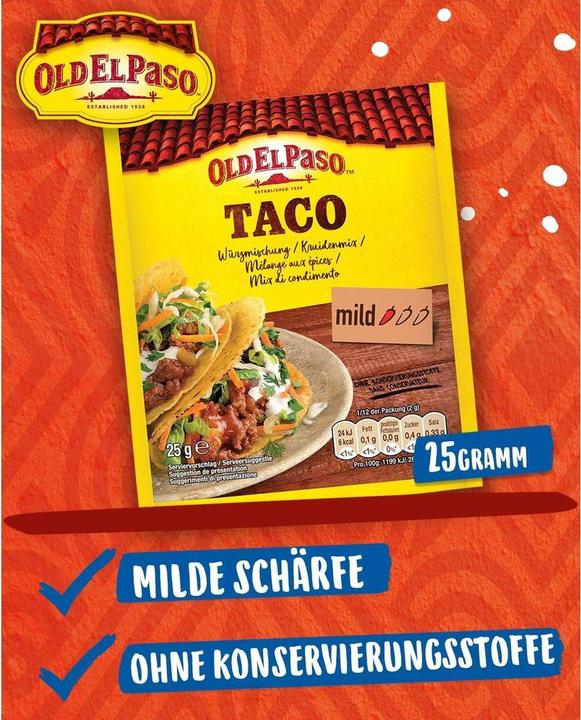 Image du produit Old El Paso Taco Mix (25 g)