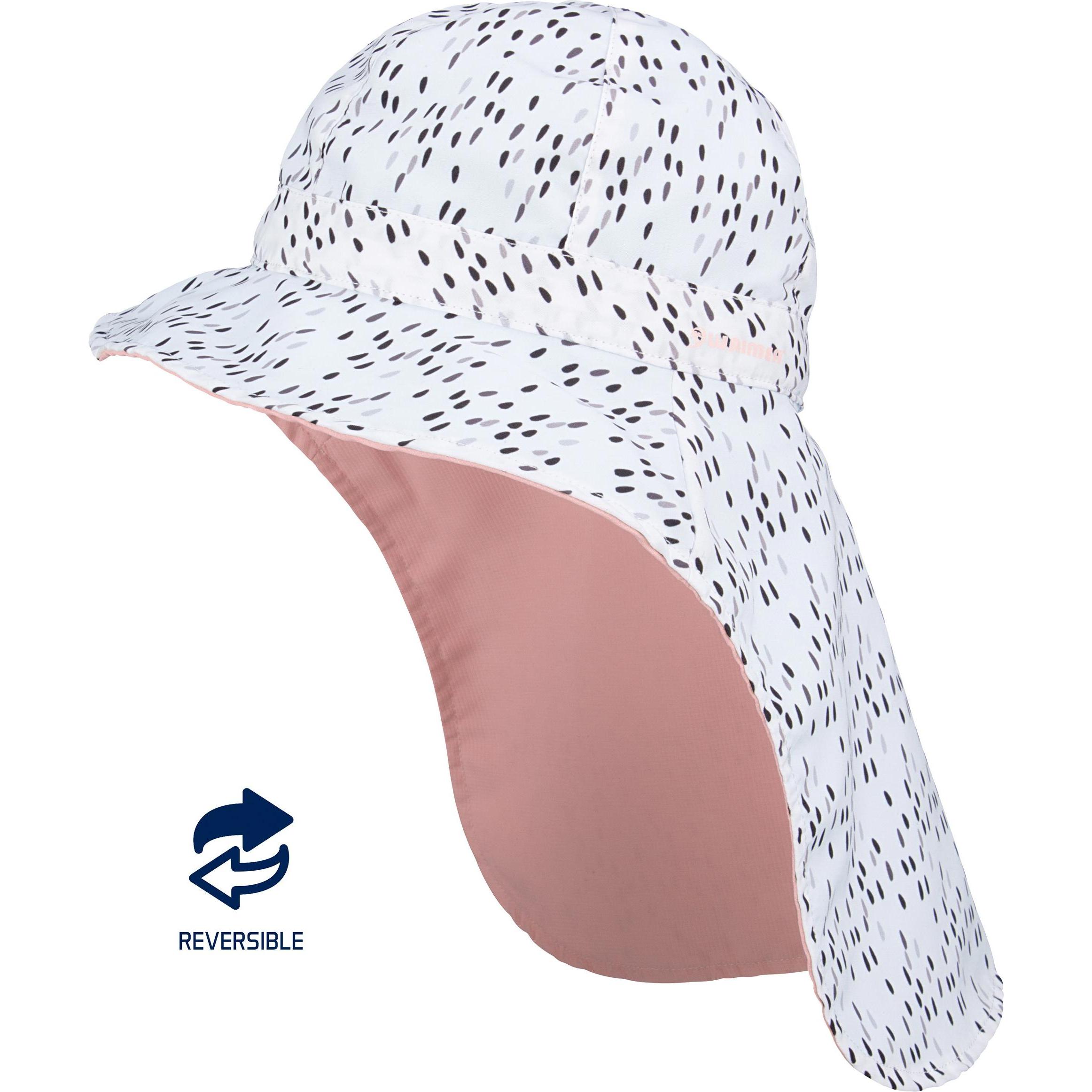 Thumbnail - NoName, Mütze, UV Cap With Neck Flap Junior Reversible Bora Rosa, Rosa