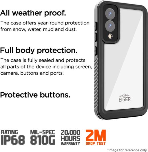 Image du produit Eiger wasserdichtes Outdoor-Case Avalanche Case black (Samsung Galaxy S25 Edge)