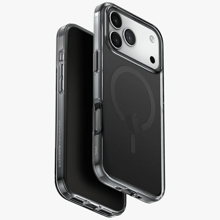 Actual product image Uniq Clario Case for iPhone 17 Pro Max Magclick Charging Black (Apple iPhone 17 Pro Max)