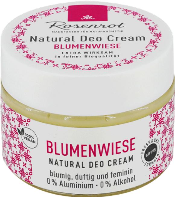 Produktbild Rosenrot Deo Creme BLUMENWIESE (Roll-on)