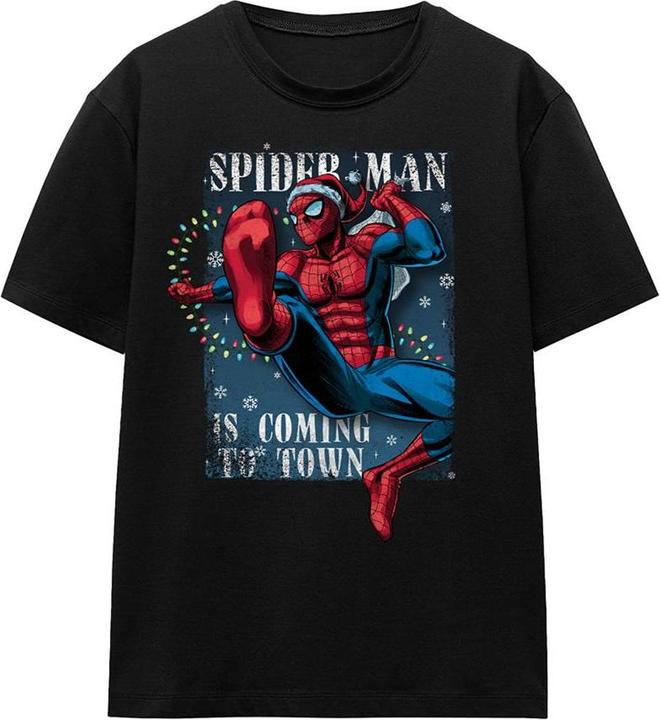 Produktbild Spiderman Is Coming To Town TShirt (M)