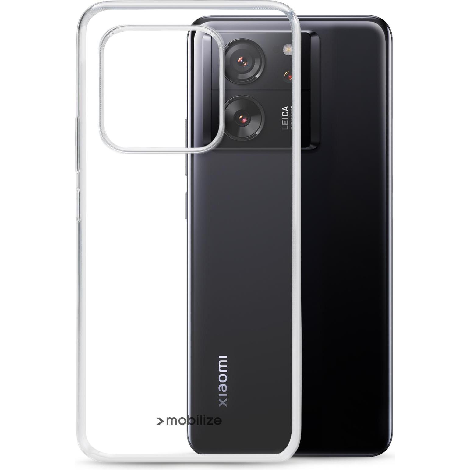 Mobilize Gelee-Hülle (Xiaomi 13T Pro), Smartphone Hülle, Transparent