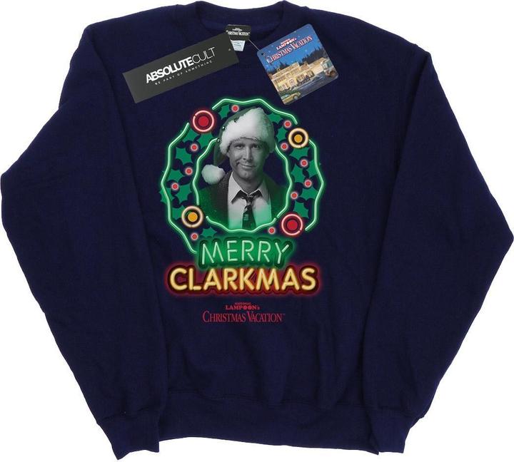 Produktbild National Lampoon´s Vacation National Lampoon's Christmas Vacation Greyscale Clarkmas Sweatshirt Mädchen (152, 158)