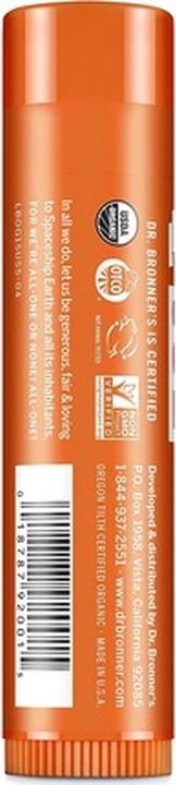 Productafbeelding Dr. Bronner's Biologische Suikerzeep Citroengras Limoen 355 ml (Lippenbalsem)