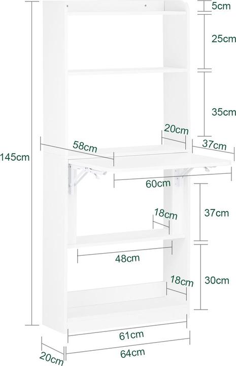 Valori nutrizionali e ingredienti SoBuy Thea (64 x 58 x 145 cm)