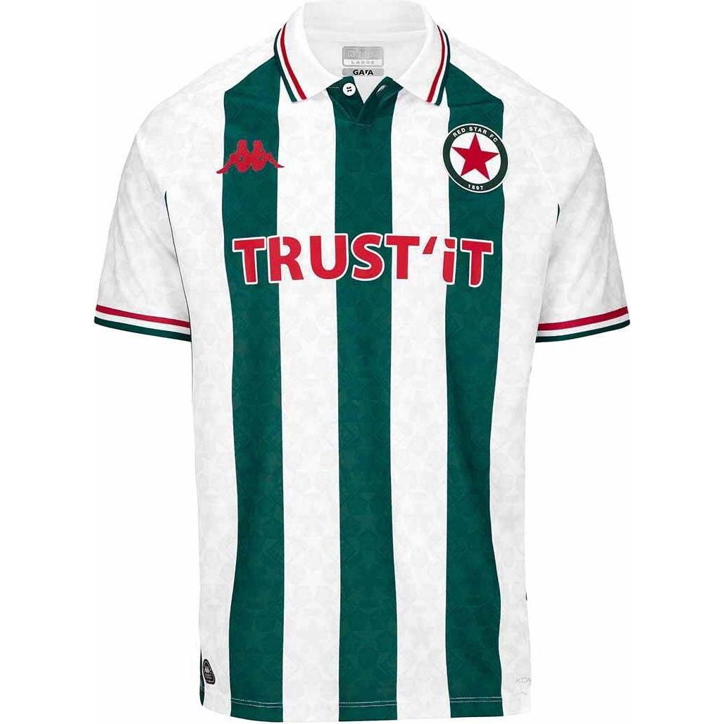 Kappa, Herren, Fussballtrikot, Trikot Red Star FC Kombat Heritage 2024/25 (M), Mehrfarbig, M