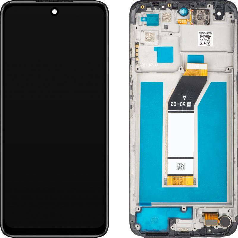 MP LCD Display Module fur Xiaomi Redmi 10 Prime / 10 (2021), Aftermarket, Black, Pezzi di ricambio per dispositivi mobili, Nero
