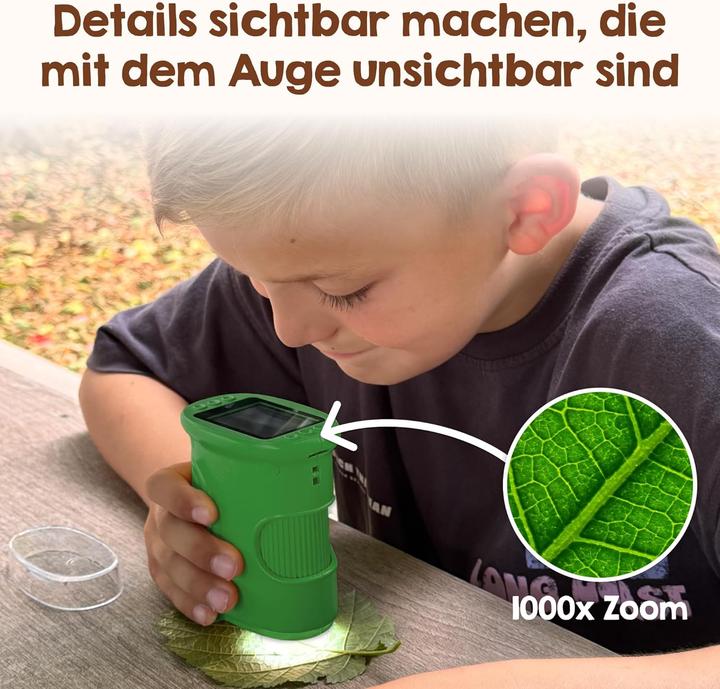 Image du produit Edubini Digitales Taschenmikroskop für Kinder mit Fotofunktion