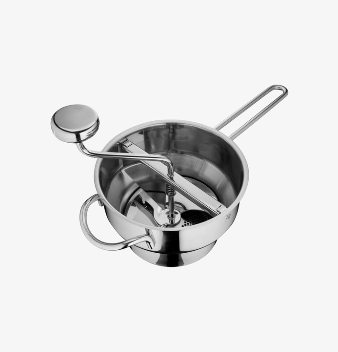 Produktbild WMF Passiermühle 19x11,5cm zerlegbar 3 Lochscheiben Gourmet Cromargan Edelstahl