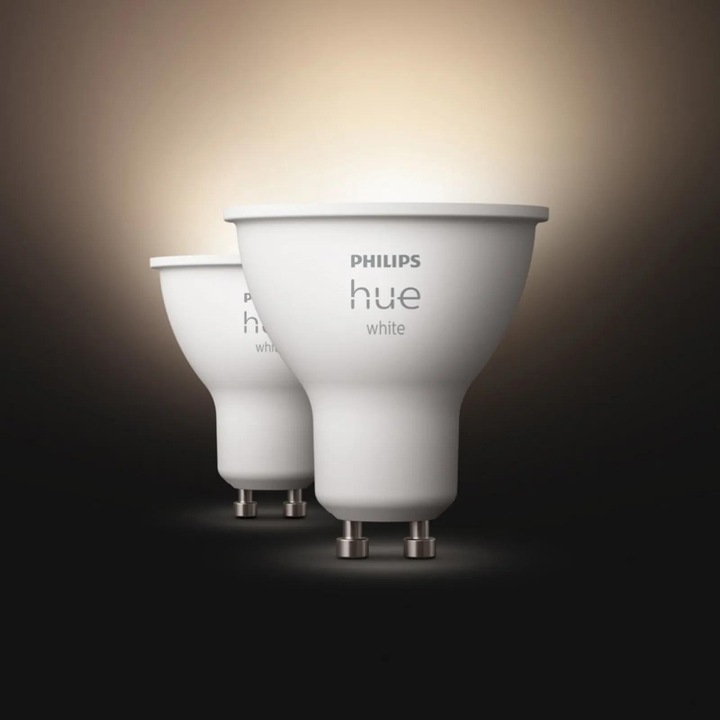 Actual product image Philips Hue White BT (GU10, 5.20 W, 400 lm, 2 x, F)