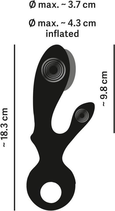 Actual product image Eternal Inflatable Rabbit Vibrator