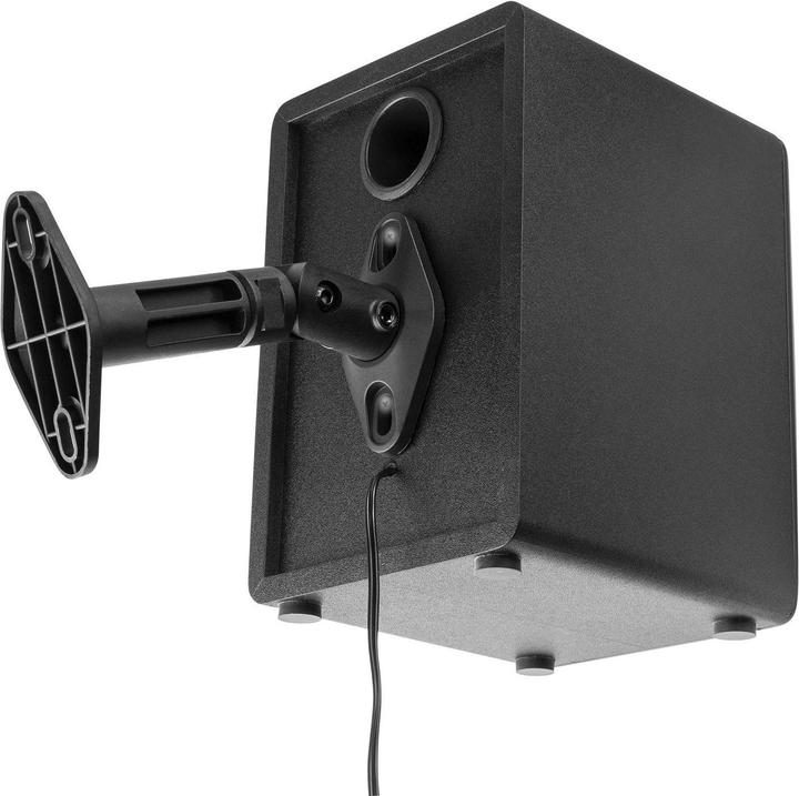 Produktbild Audizio Wandhalterung Paar HTS20 Schwarz (1 Paar, Wandmontage, Drehbar, Neigbar)
