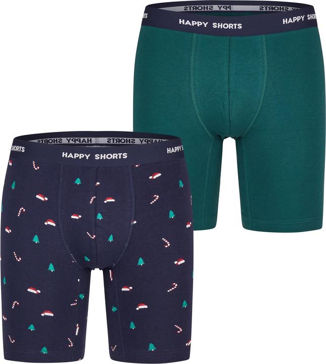 Immagine prodotto Happy shorts Boxer lunghi XMAS (L, Confezione da 2)