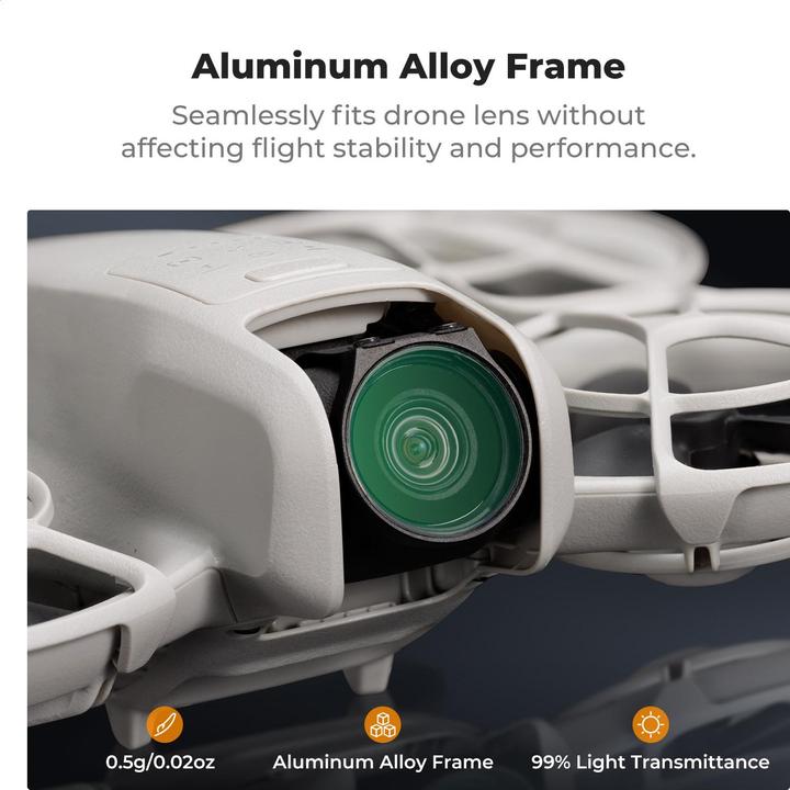Actual product image K&F Concept CPL filter accessories (Drone filters, DJI Neo)