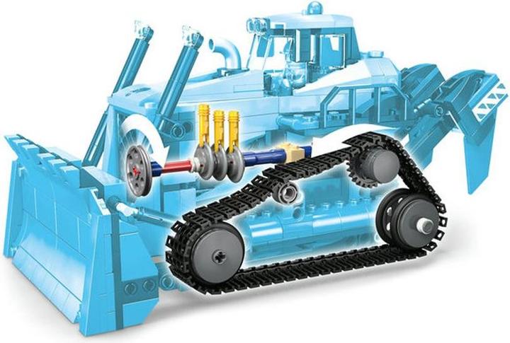 Actual product image LEGO Gelber Bulldozer mit Frontlader