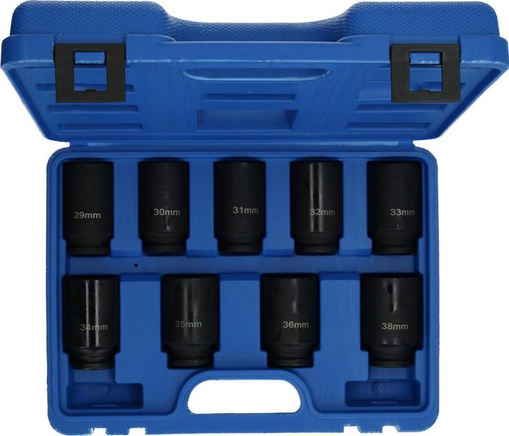 Actual product image Brilliant Tools Drive shaft socket set, 9 pcs.