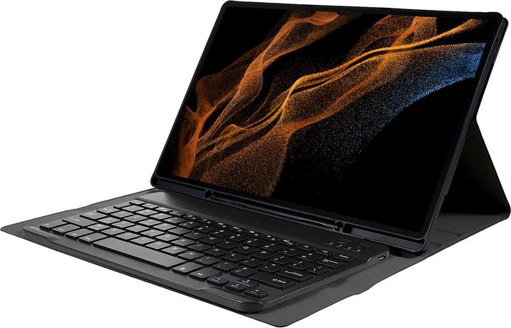 Produktbild Samsung Galaxy Tab S8 Ultra hoes met toetsenbord - AZERTY toetsenbord Zwart (Galaxy Tab S8 Ultra)