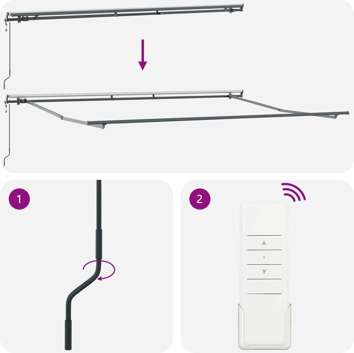 Produktbild VidaXL Automatische Einziehbare Markise Grün und Gelb 450x350 cm (4.50 m)