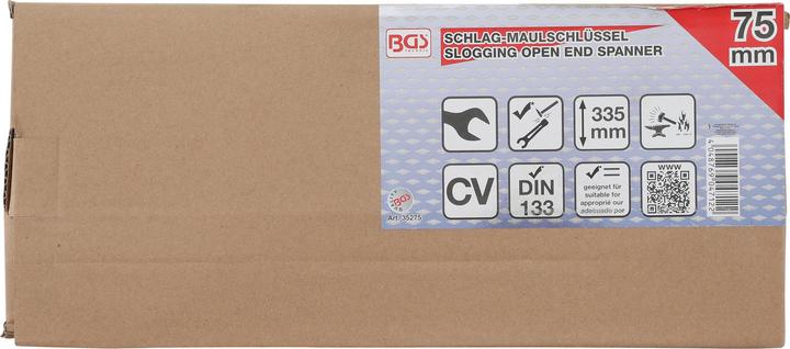 Actual product image BGS Slogging Open End Spanner 75 mm (75 mm)