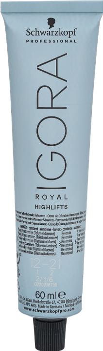Immagine prodotto Schwarzkopf Professional Igora Royal Highlifts colore dei capelli (12-21 Highlifts Speciale Biondo Cenere Cendré)
