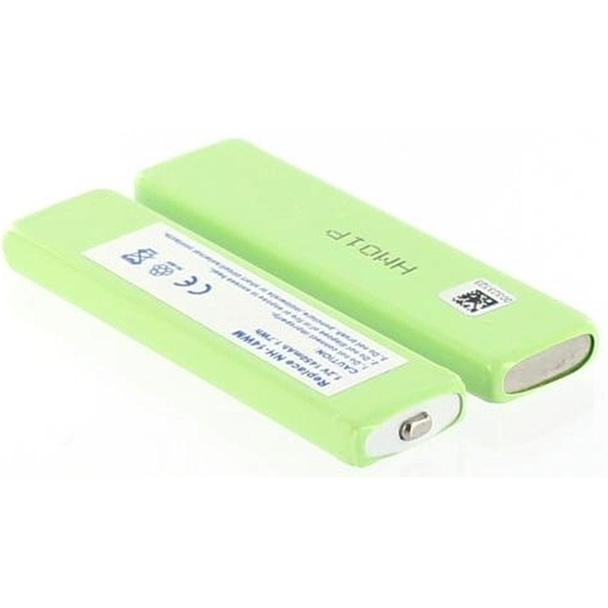 AGI 8182 - Akku - PANASONIC RQ-SX 46 - Grün - Nickel-Metallhydrid (NiMH) - 1450 mAh (1 Stk., 1200 mAh), Batterien + Akku...