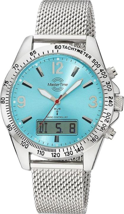 Actual product image Master Time MTGA-10963-32M Herrenuhr Sporty Big Date Chronograph 42mm 5ATM (Chronograph, Sports watch)