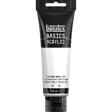 Winsor & Newton, Künstlerfarbe + Bastelfarbe, Basics 118ml Transparent Mixing White 430 (Transparent Mixing White 430)