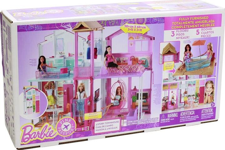 Actual product image Barbie 3 storey town house