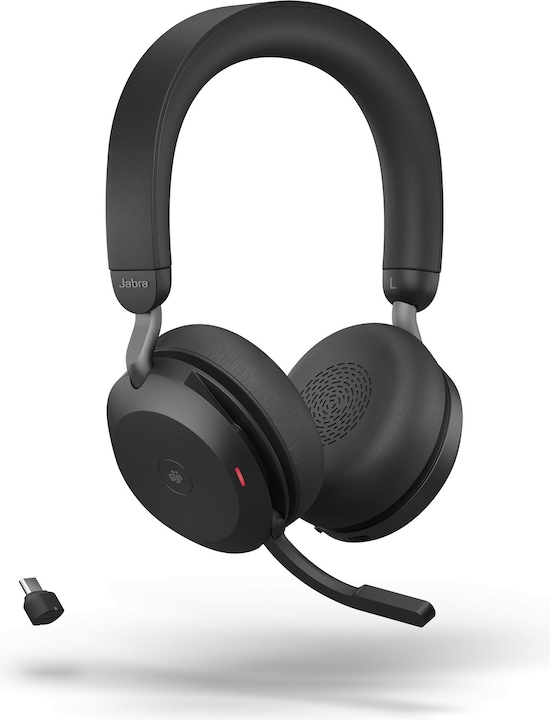 Jabra Evolve2 75 Duo MS (Kabellos, Kabelgebunden, USB-C)