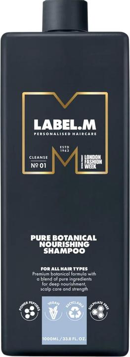Immagine prodotto Label.M Shampoo Nutriente Botanico Puro 1000 ml (Shampoo liquido, 1000 ml)