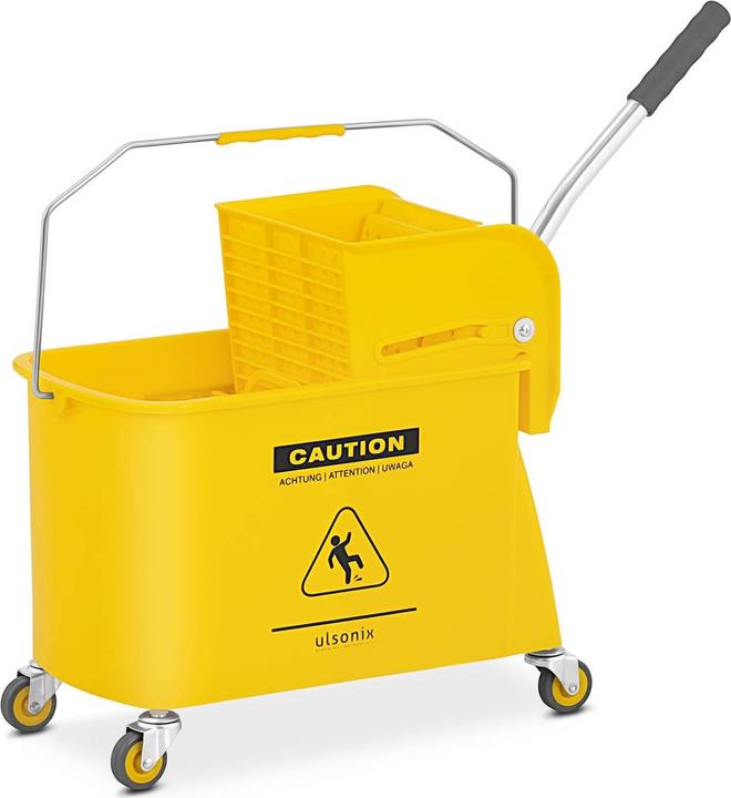 Actual product image Ulsonix Cleaning trolley - with wringer - 20 L