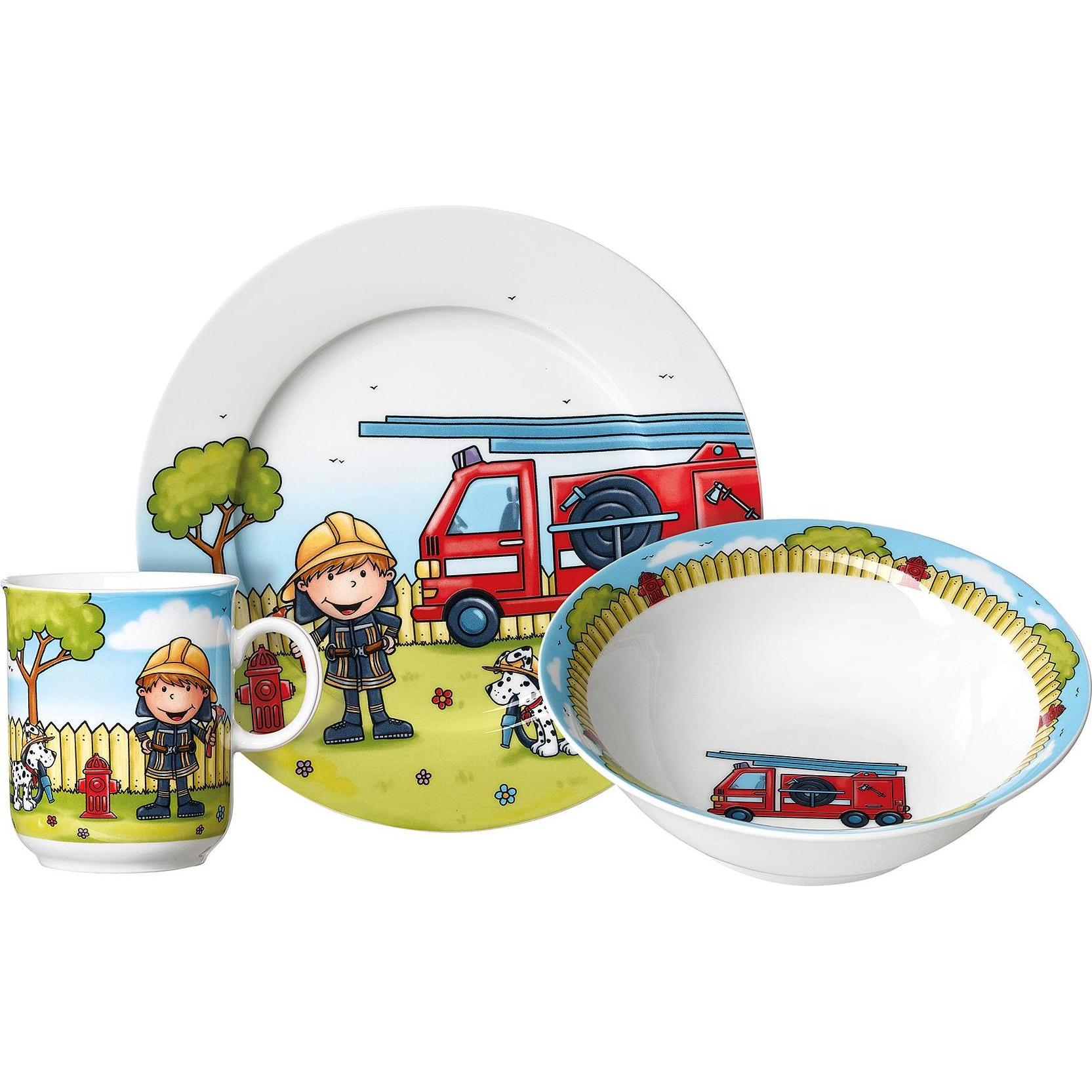 Ritzenhoff & Breker, Kindergeschirr + Kinderbesteck, Feuerwehrmann Bernie