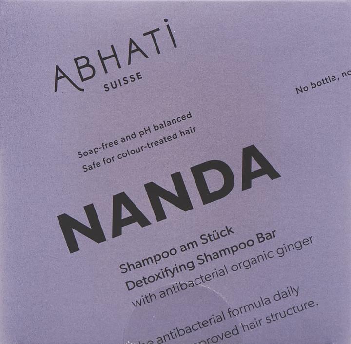 Actual product image Abhati Nanda Detoxifying Shampoo Bar (Solid shampoo, 58 g)