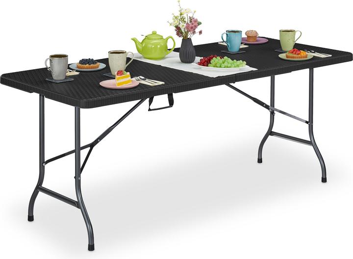 Produktbild Relaxdays Gartentisch (180 x 74 x 72 cm)