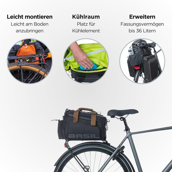 Productafbeelding Basil Miles Koffertas XL Pro (36 l, Draagtas)