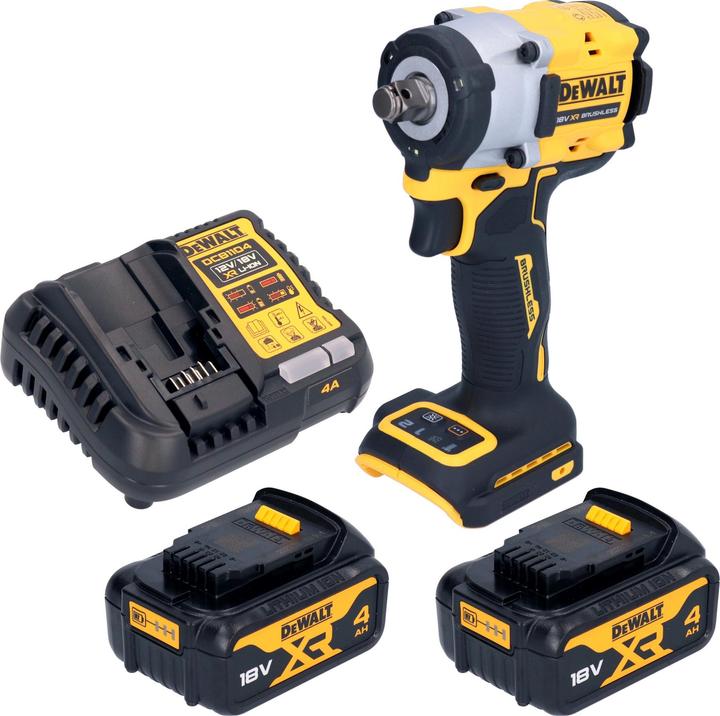 Produktbild DeWalt DCF 921 M2 Akku Schlagschrauber 18 V 400 Nm 1/2" Brushless + 2x Akku 4,0 Ah + Ladegerät