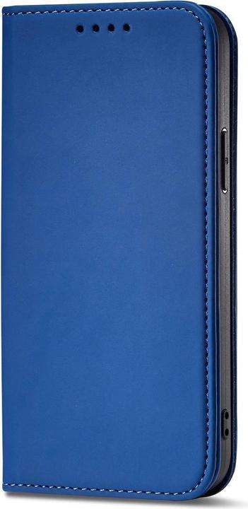 Produktbild Hurtel Magnetkartenhülle für iPhone 13 Pro Max Tasche Kartenetui Kartenhalter Blau (Apple iPhone 13 Pro Max)