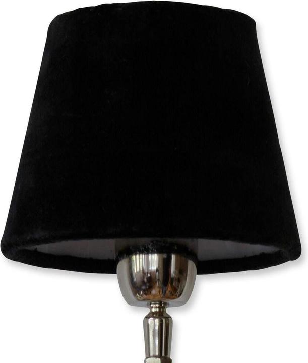 Loberon Abat-jour Mitters noir velours