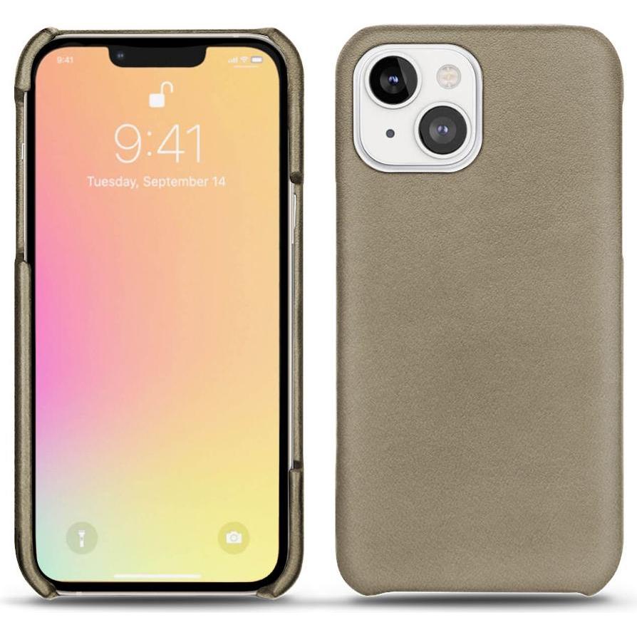 Thumbnail - Noreve Lederschutzhülle (Apple iPhone 13), Smartphone Hülle, Beige