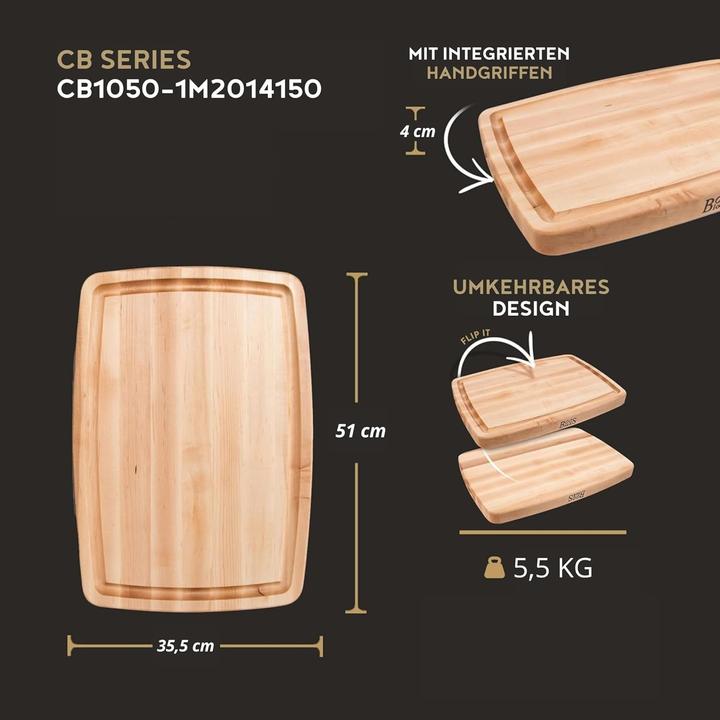 Immagine prodotto John Boos Blocks Chefs snijplank met sapgeul 51 x 35 x 4 cm esdoornhout