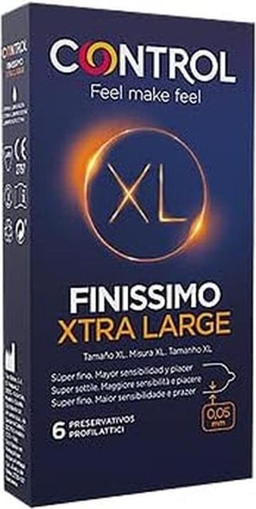 Produktbild Control Finissimo Xtra Large» 6 ultradünne XXL-Kondome für super sensitiven Safer Sex (6 Stk.)