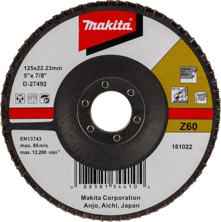 Produktbild Makita Fächerschleifsch. 125mm Z60 (Z60)