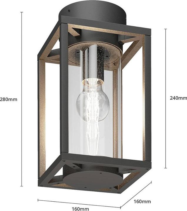Actual product image Lucande Ferda (E27, IP44)
